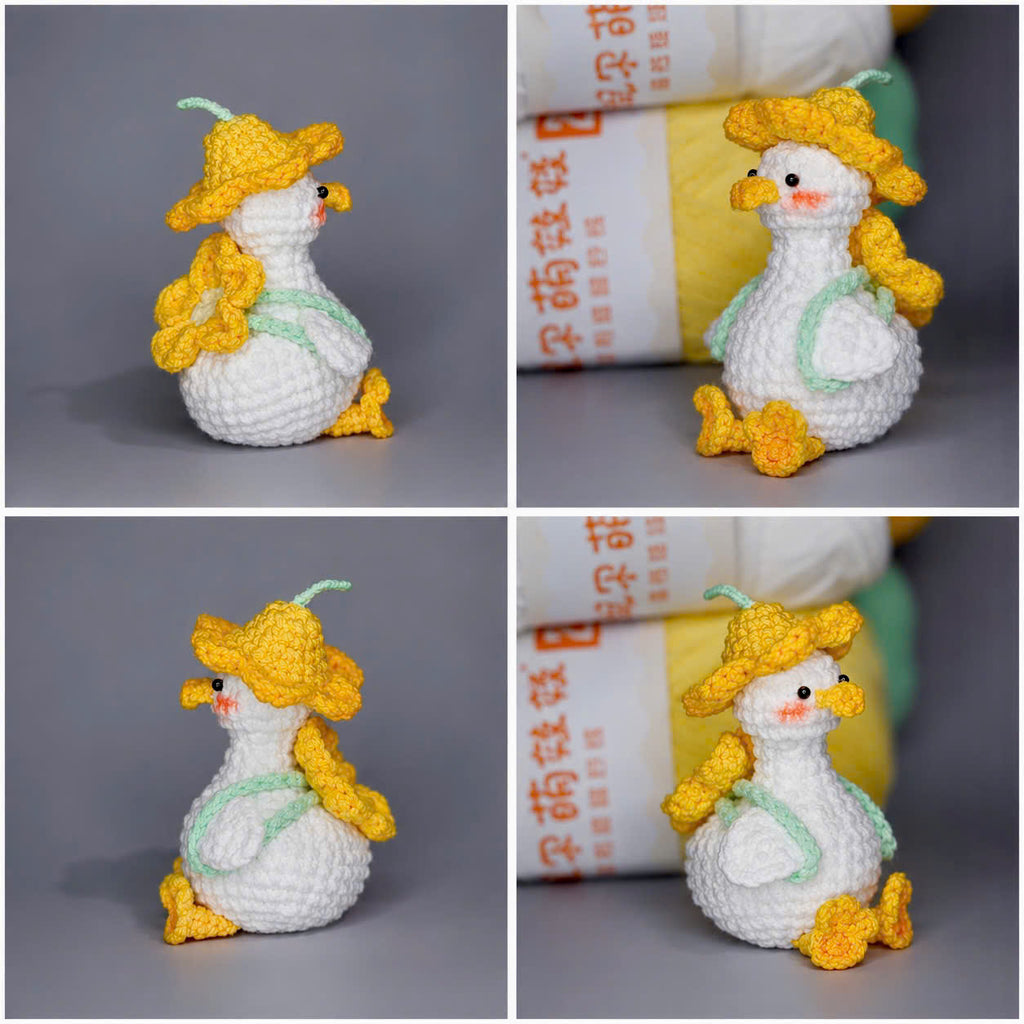 Funny Crochet Duck – Handmade Duck Figurine