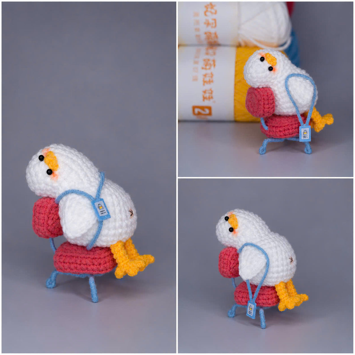 Funny Crochet Duck – Handmade Duck Figurine