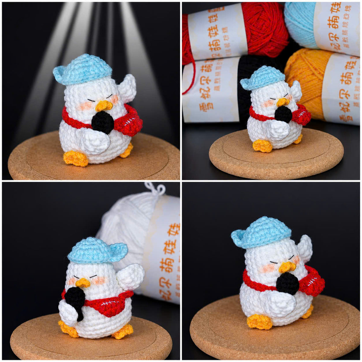 Funny Crochet Duck – Handmade Duck Figurine