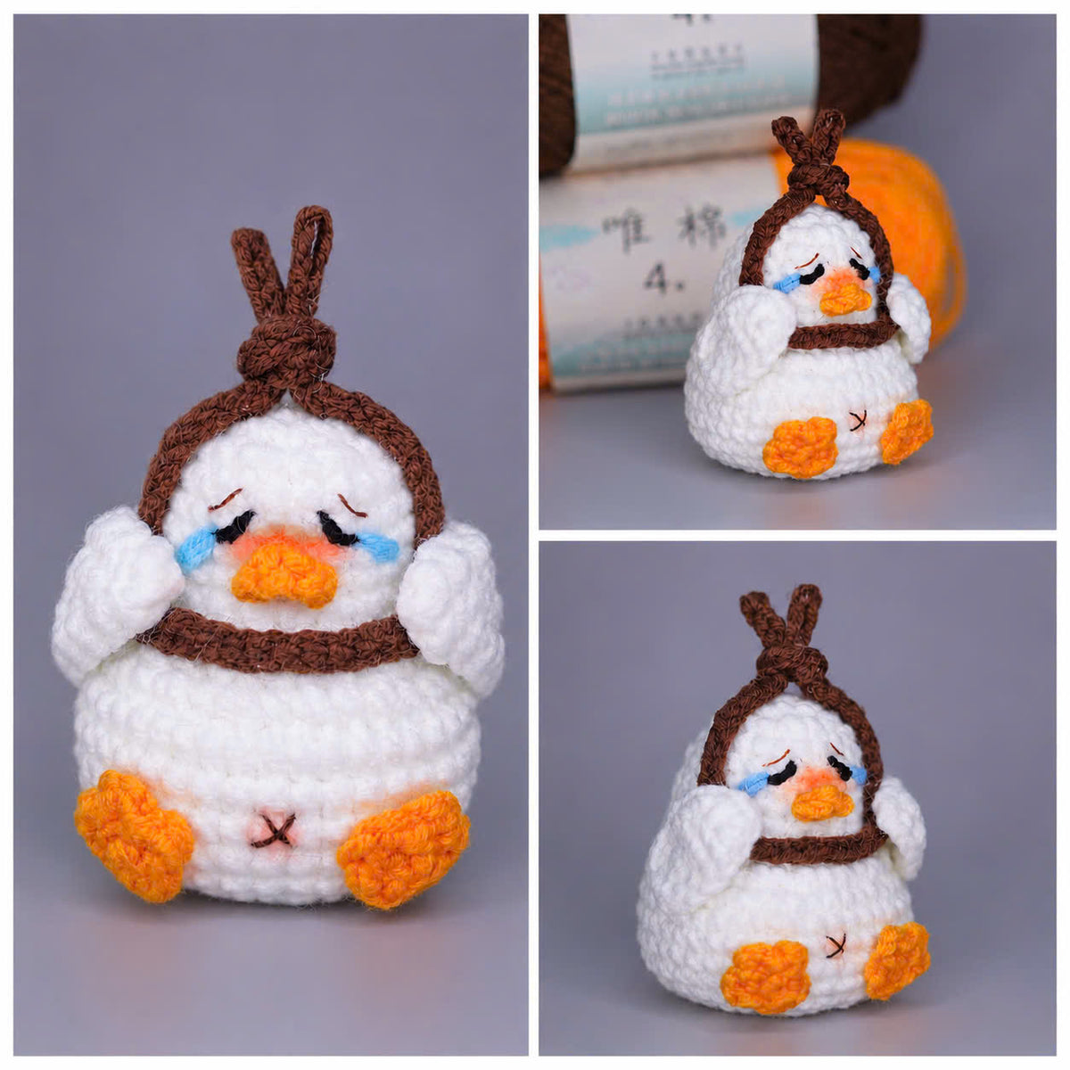 Funny Crochet Duck – Handmade Duck Figurine