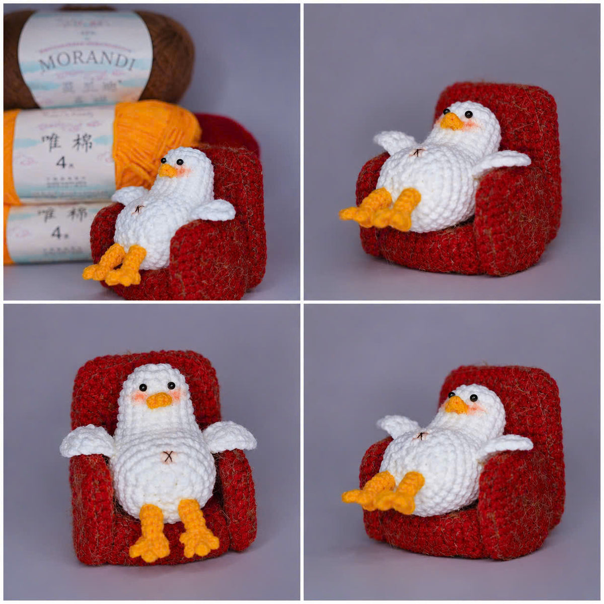 Funny Crochet Duck – Handmade Duck Figurine