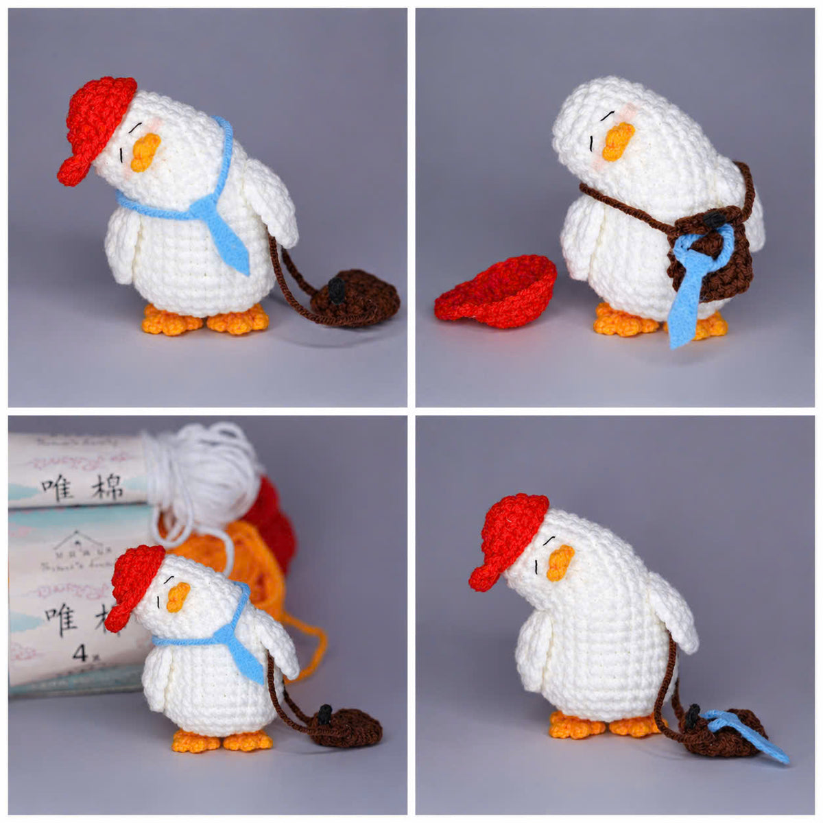 Funny Crochet Duck – Handmade Duck Figurine